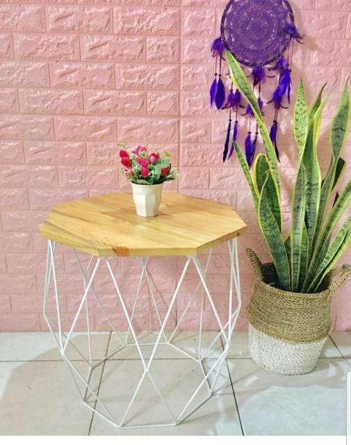 modern hexagon table
