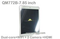7.85 inch  dual-core dual camera HD tablet pc