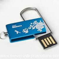 Colorful metal Twist usb mini memory stick- hotselling promotional usb