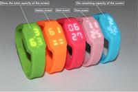 LED Watch usb wristband memory stick with multifunction and customs colors