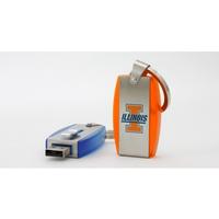 Keychain usb retractable pendrive customs logo