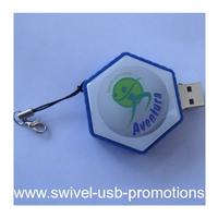 twist magic cube resin domed usb flash drive