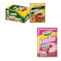 Baking Powder, Vanilline with sugar, Carbonate, Cocoa powder, Powdered Sugar, Chocolate souce, 