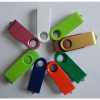 alu clip twist promotional usb flash disk