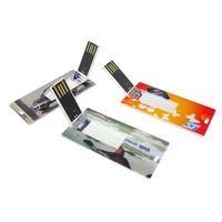credit card flip usb memory stick with full color printing