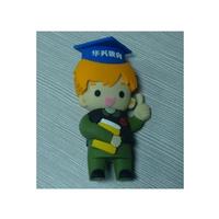 student shaped silicone usb flash drive