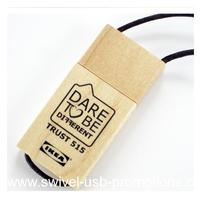 Lanyard wood usb drive memory
