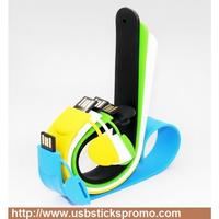 slap bracelet usb silicone flash drive 8gb