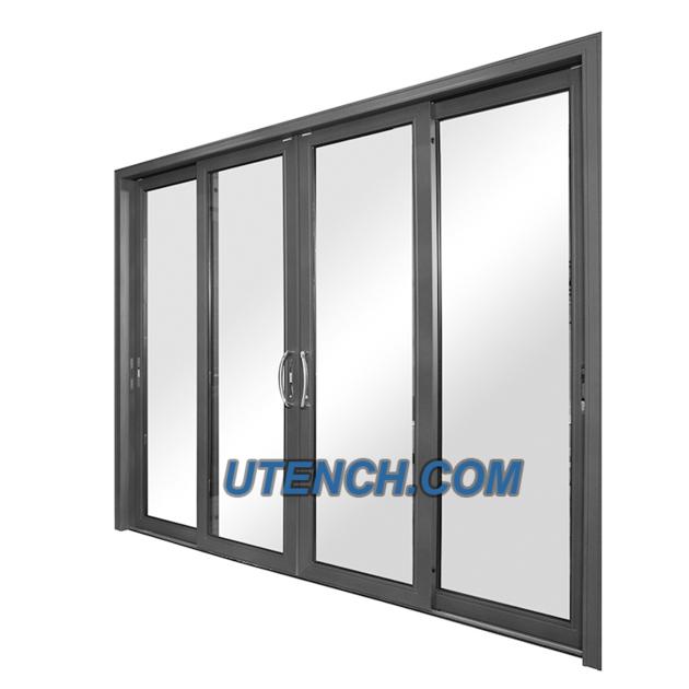 Utench aluminium glass interior sliding doors