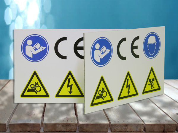 Safety Warning Signs on Composite