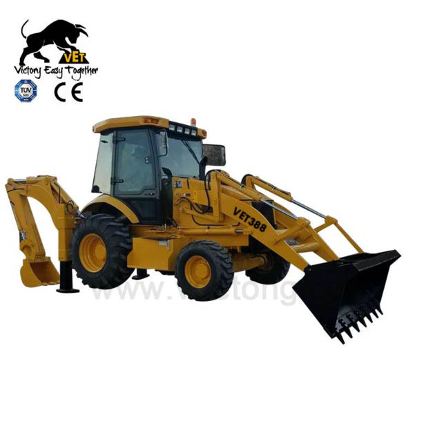 Backhoe loader VET388 with cummins engine