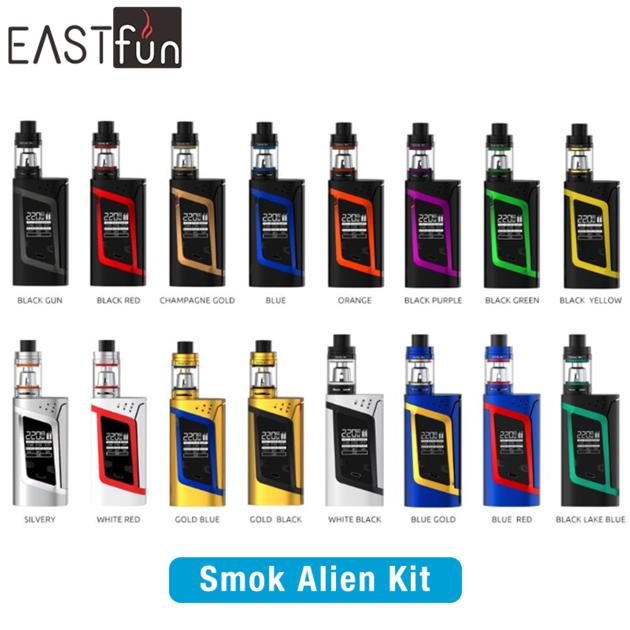 2017 220W Alien 220W High Wattage 3ml Smok Alien Kit with TFV8 Baby Smok Alien