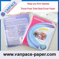 1/16 Fold Disposable Seat Cover / Household Paper/ Toilet Paper for Airport; Restaurant; Hotel