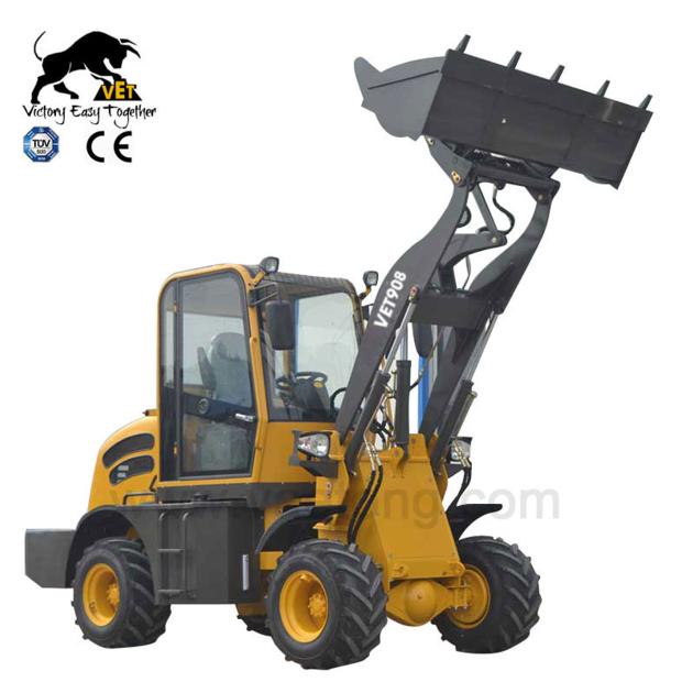 2018 CE Certificated Articulated 0.8 Ton Loader 4WD New Generation