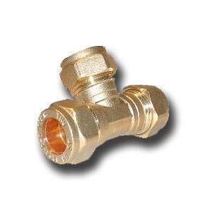 brass compression fittings (copper pipe)
