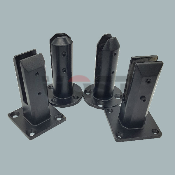 stainless steel spigot black glass spigot balcony glass spigot 