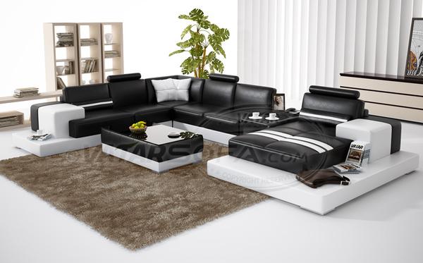 sofa furniture modern leather sofa H2205