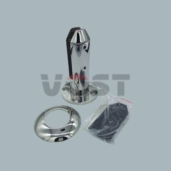 Stainless steel round base swimming pool fence glass spigot