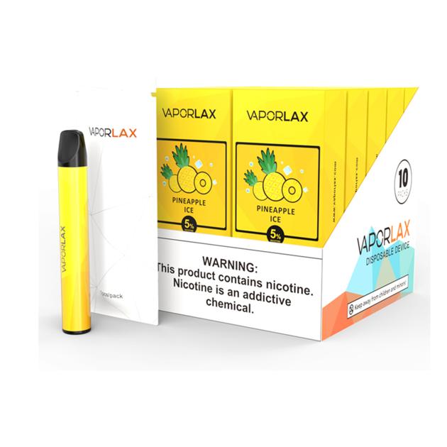 VAPORLAX Disposable Pod Device 500mAh 800puff