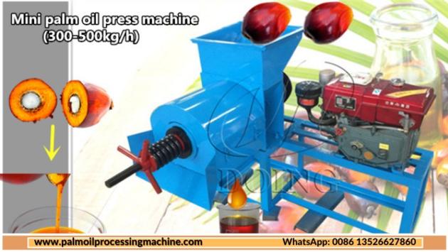 Small scale palm oil pressing machine