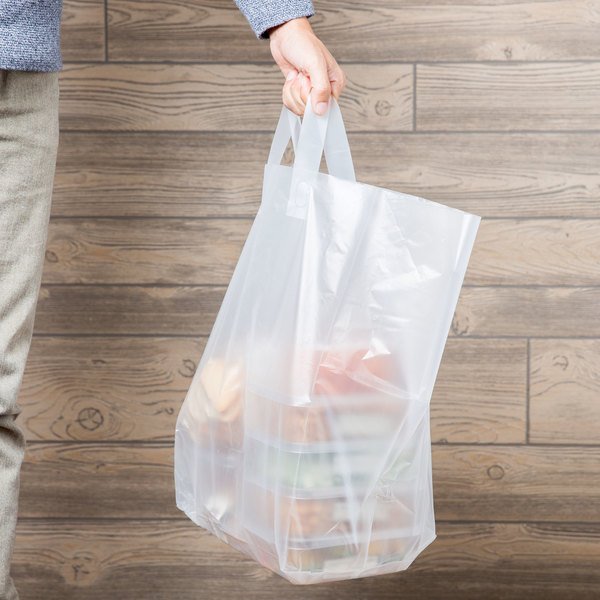 Plastic Carrier Shopping Bags With Soft
