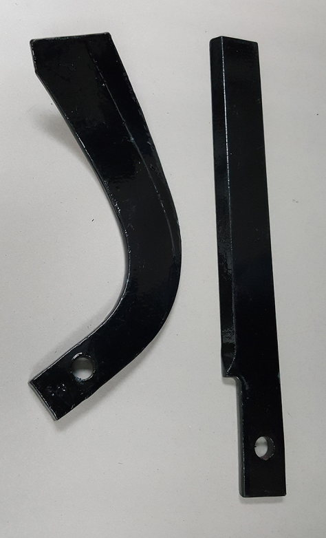 rotavator blade tiller blade,L style double hole rotary tiller blade