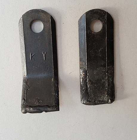 boron steel cultivator  parts rotary tiller blade,tilling blades
