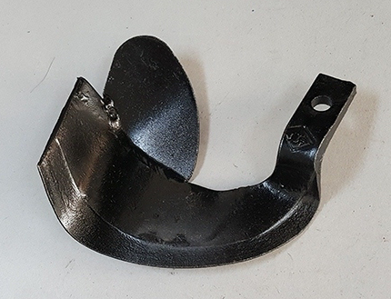 L style double hole rotary tiller blade,deep tiller blade