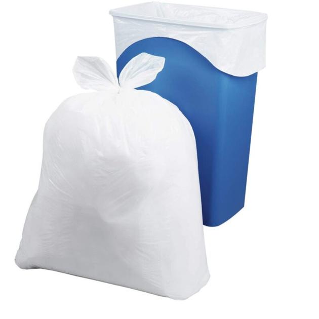 Plastic Garbage Bags S Shape Handles