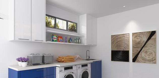 Modern Laundry Cabinet
