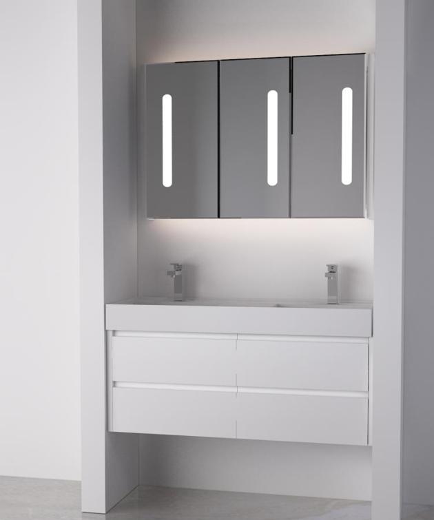 High Gloss Modern Bathroom Vanity