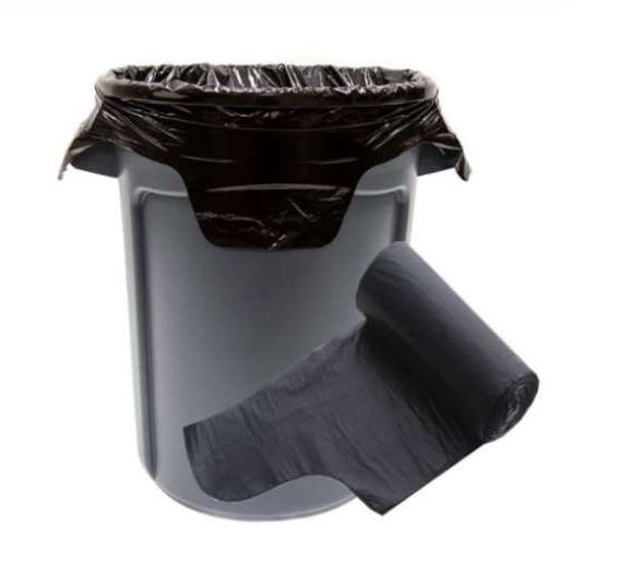 Plastic Garbage Bags S Shape Handles