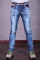 fancy washed men jeans