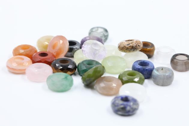 Customized Natural stone big hole beads with wholesale prices