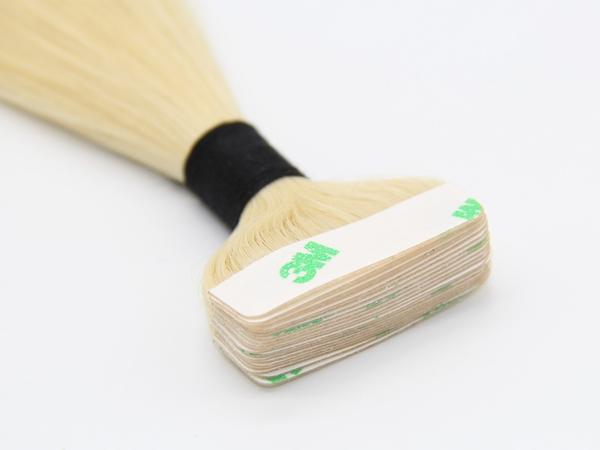Remy human hair tape in extension