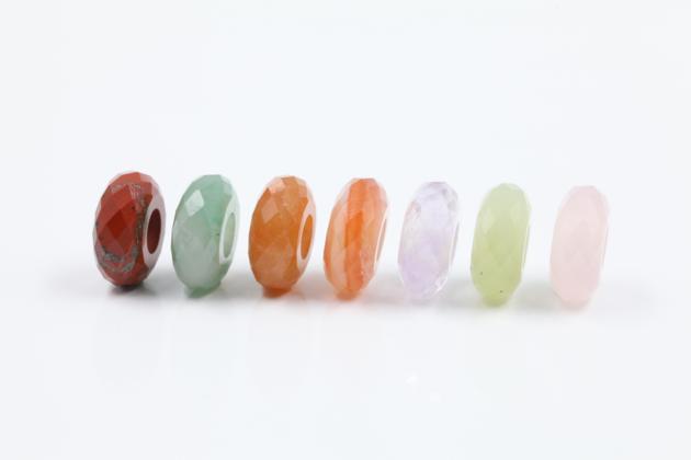 Customized Natural Stone Big Hole Beads