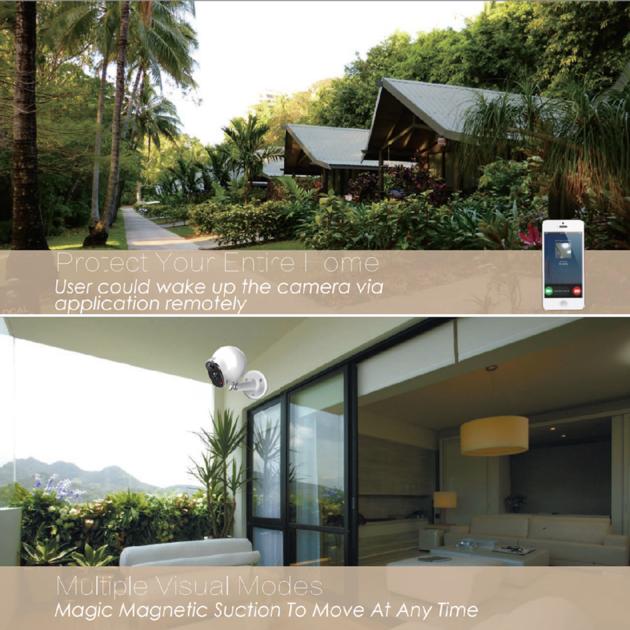 WIFI 960P PIR Battery Power Network