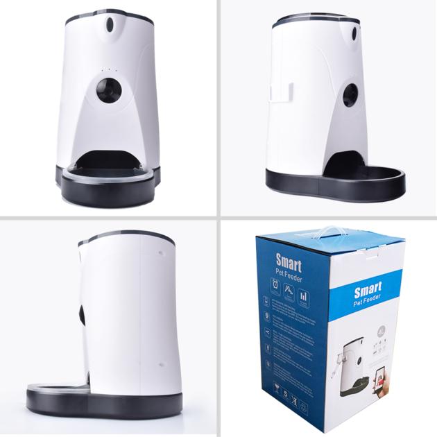 Network Pet Feeder With Water Dispenser
