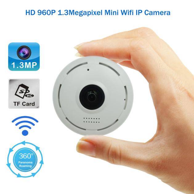 2017 New Designing HD960P VR Technology Mini Wireless Surveillance IP Camera