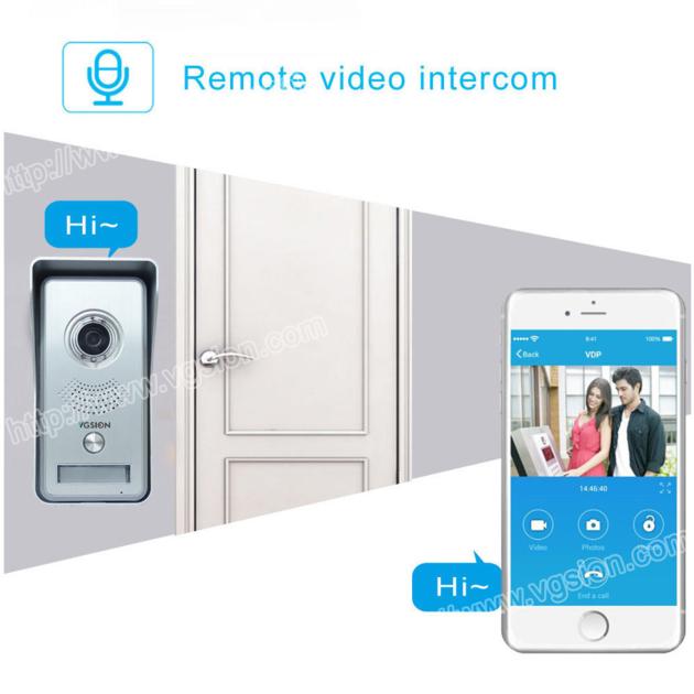 720P WIFI Remote Video Doorbell Home