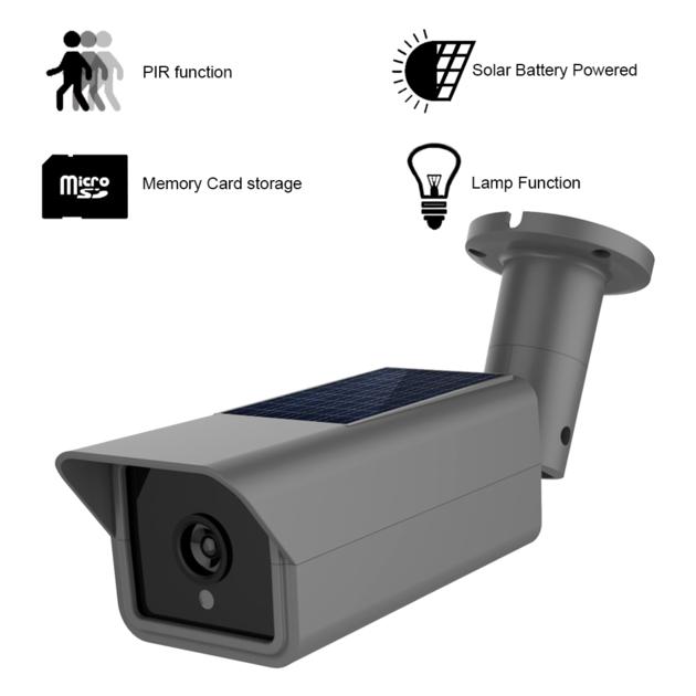 Solar Powered PIR Oustdoor IR Camera