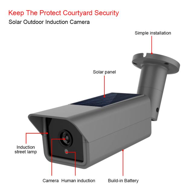 Solar Powered PIR Oustdoor IR Camera