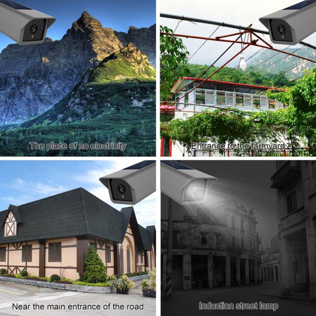 Solar Powered PIR Oustdoor IR Camera