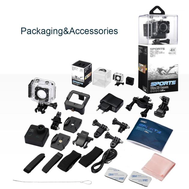 4K Sports Action Camera 12 Megapixel
