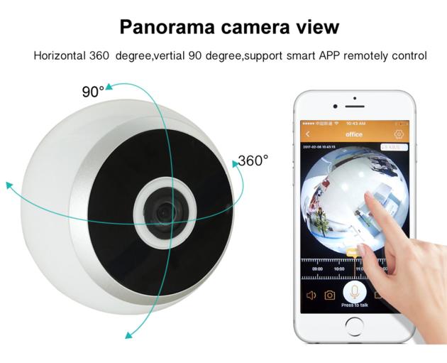 Easy Installation HD 720P 360 Degrees