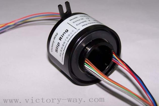 Multi Channels Mini through holes slip ring for Robots/Medical or Test Equipment VSR-TC20-12 