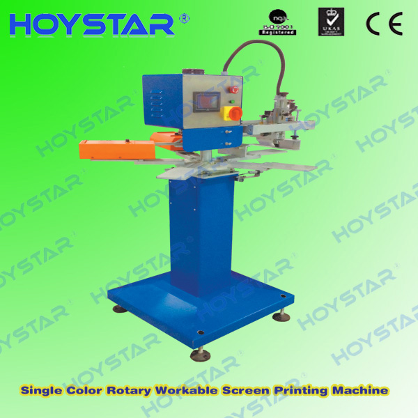 single color silk screen printing machine for sock/glove