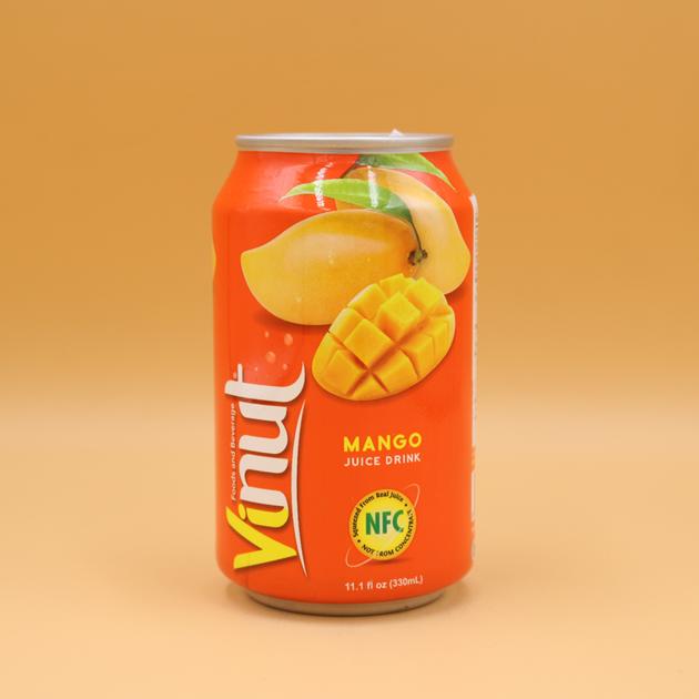 Best quality 330ml VINUT Mango fruit juice ODM OEM Service from Vietnam
