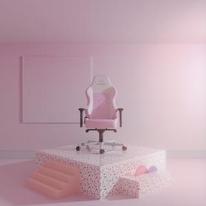 VICTORAGE Premium PU Leather Computer Gaming Chair Home Chair (Pink)
