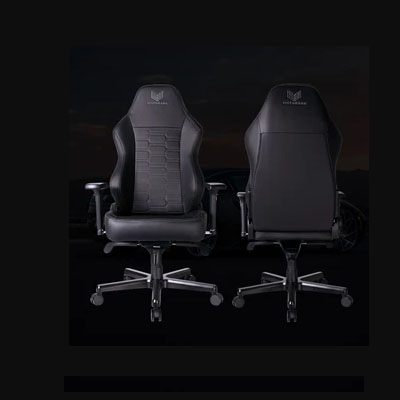 VICTORAGE Echo VE Series PU Leather Office Chair Home Seat(Carbon)